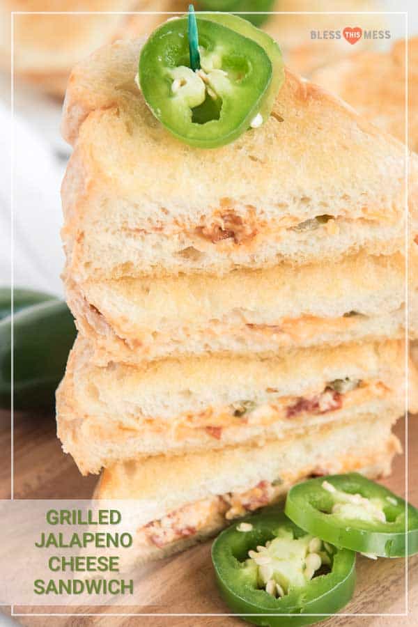 Jalapeno popper grilled cheese