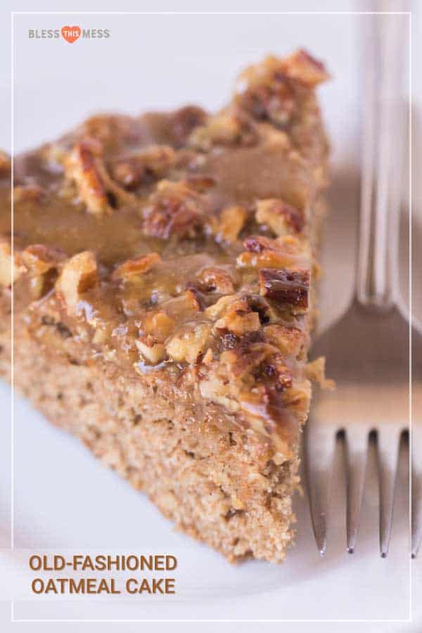 Old Fashioned Oatmeal Cake recipe