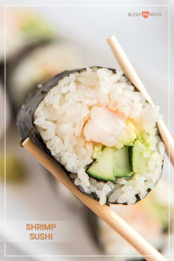 Homemade Recipe for Sushi: Double Shrimp Roll (Inside Out, 8 pieces) - An  Irresistible Delight