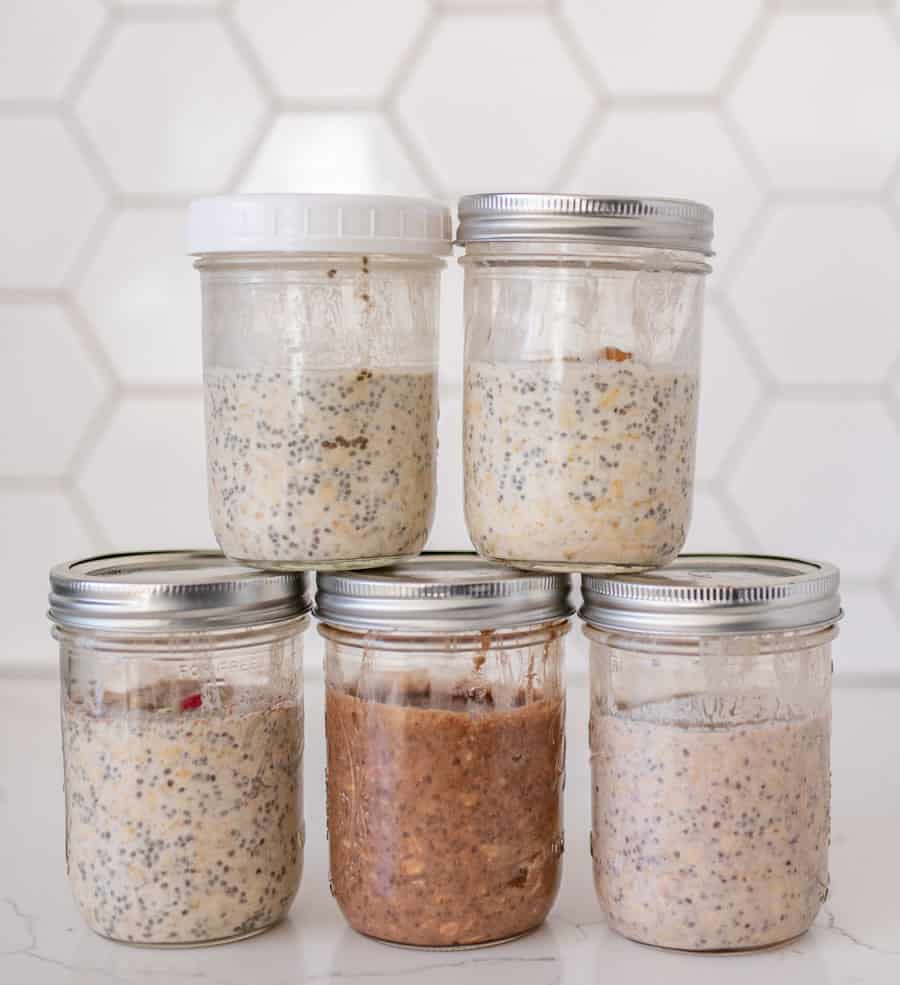 Make-Ahead Oatmeal Jars  5 Easy Overnight Oat Recipes - Radiant Life