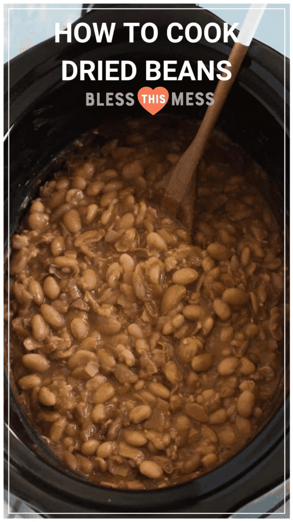 crock pot with beans