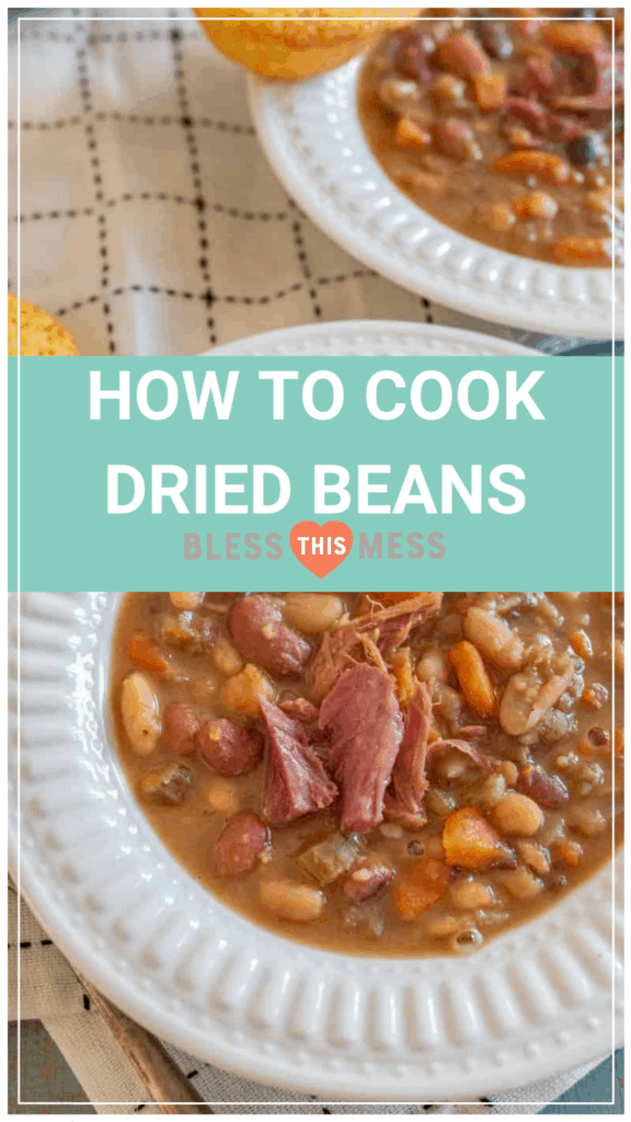 how to cook dried beans pin