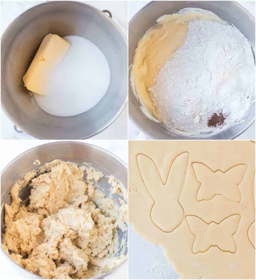 how to make easter sugar cookie dough