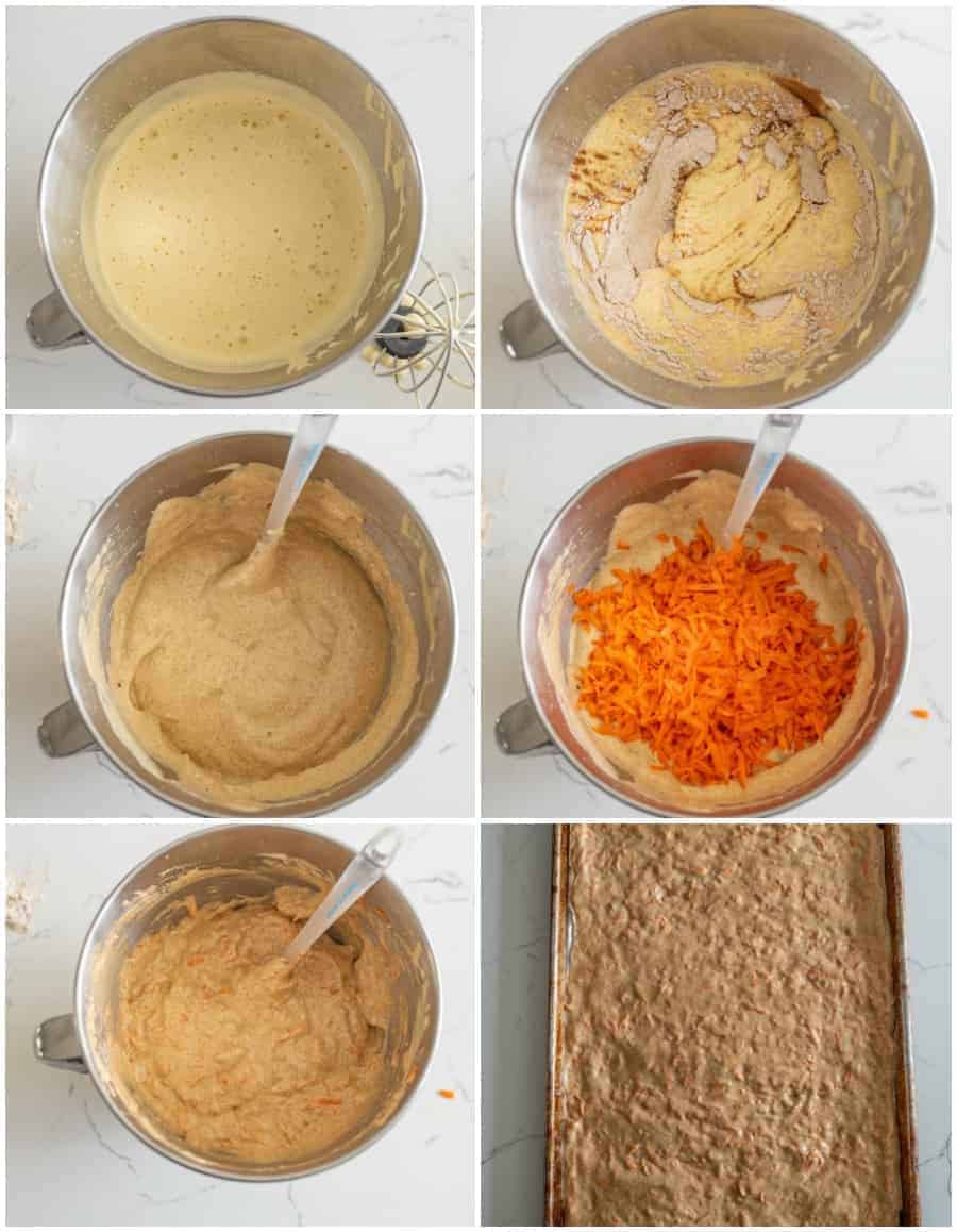 how to make carrot cake batter image