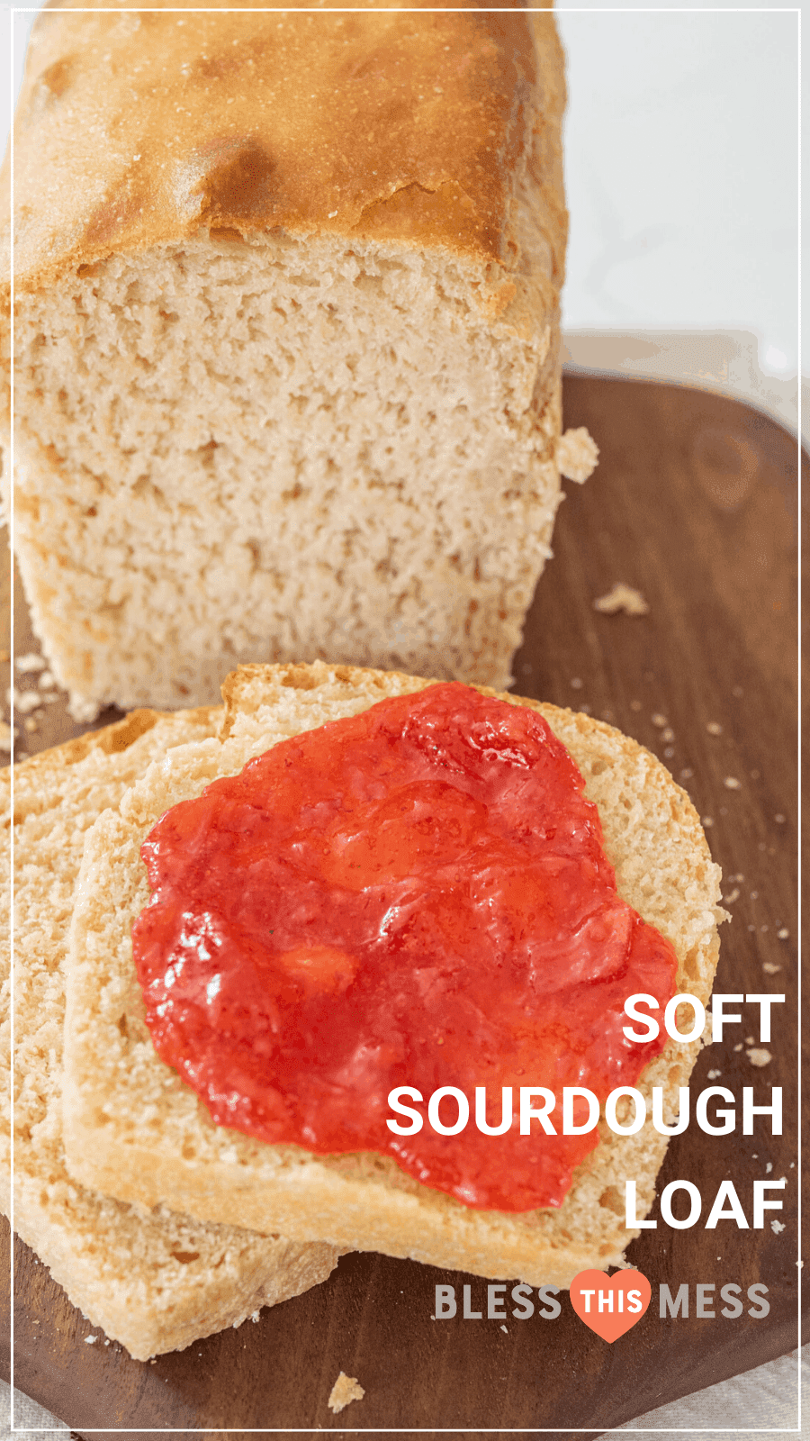 soft sourdough sandwich loaf bread