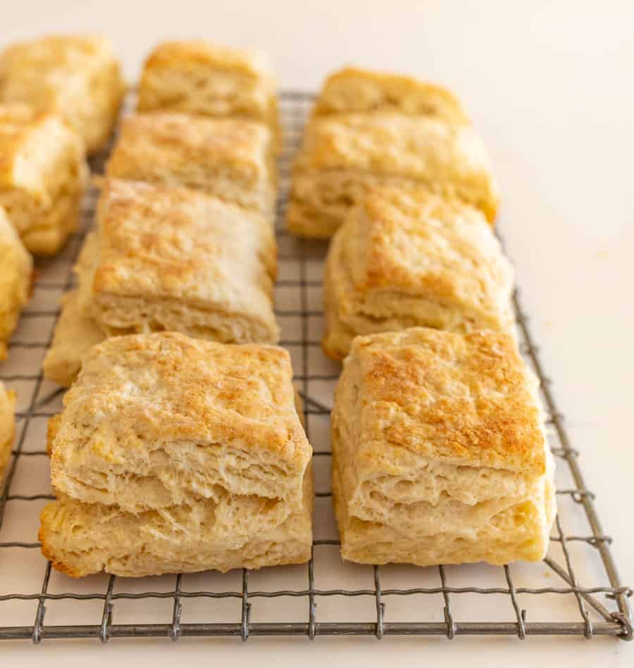 Flaky Sourdough Biscuits