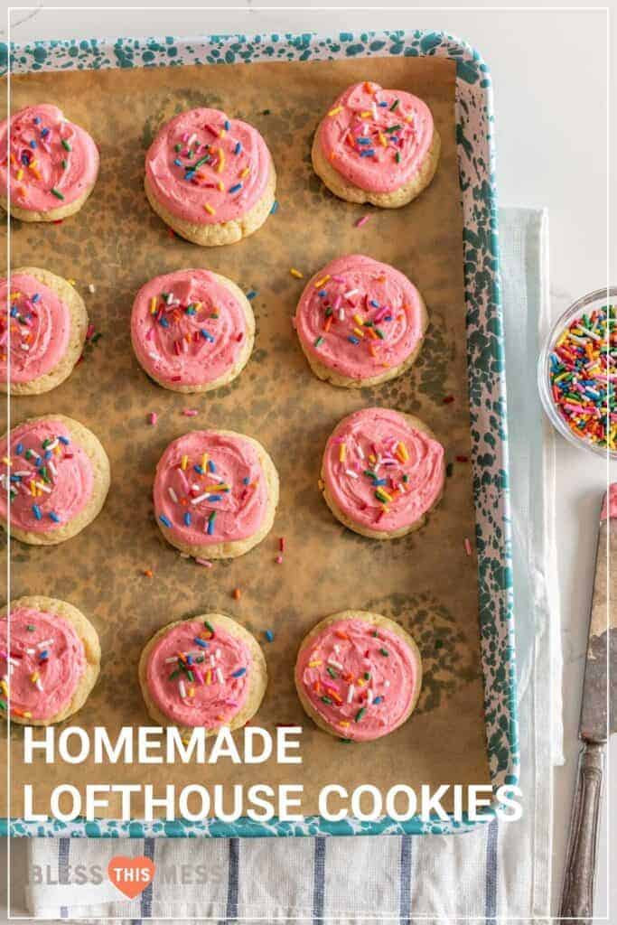 homemade pink lofthouse cookies pin