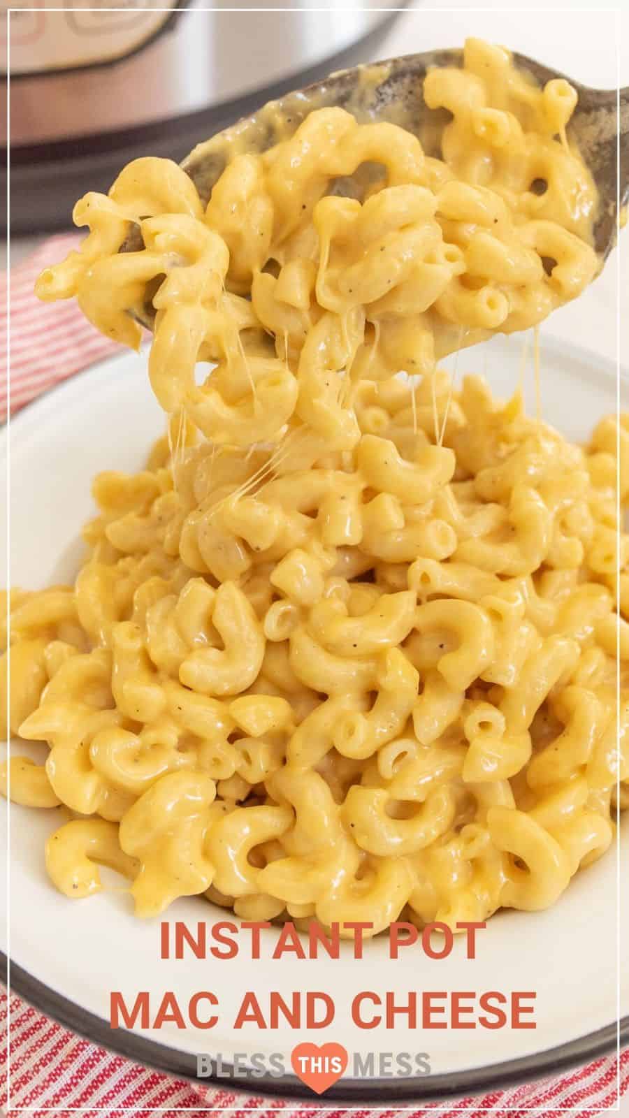 how to make macaroni and cheese in an instant pot pin