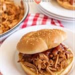 instant pot pulled pork recipe pin