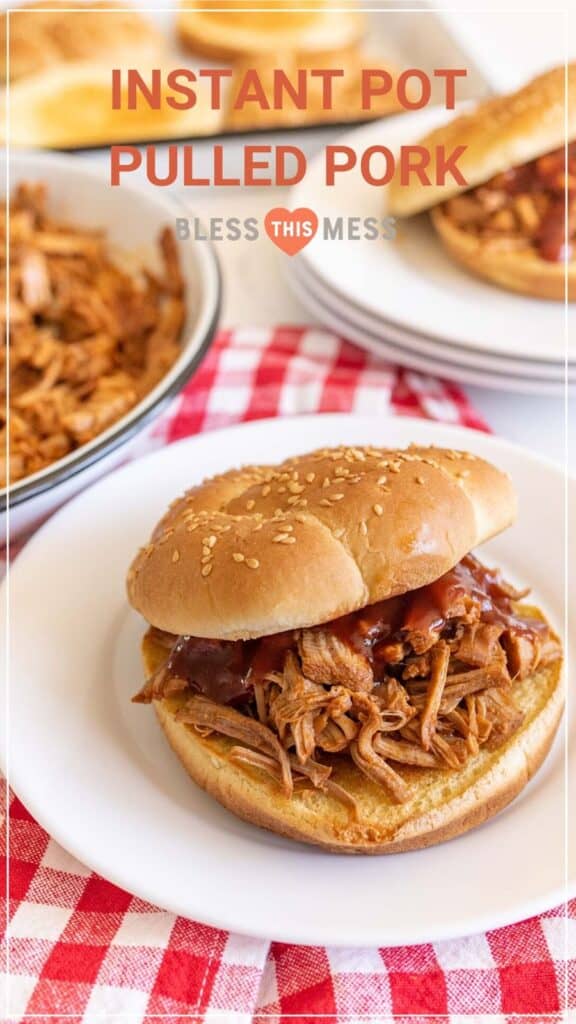 instant pot pulled pork recipe pin