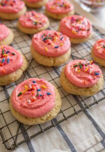 Homemade Pink Lofthouse Cookies