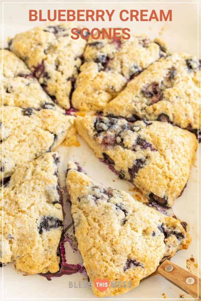 beth's blueberry cream scones pin