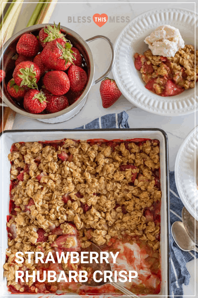 strawberry rhubarb crisp