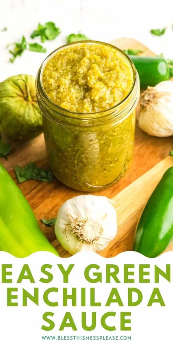 Green Enchilada Sauce (Quick & Easy) Bless this Mess