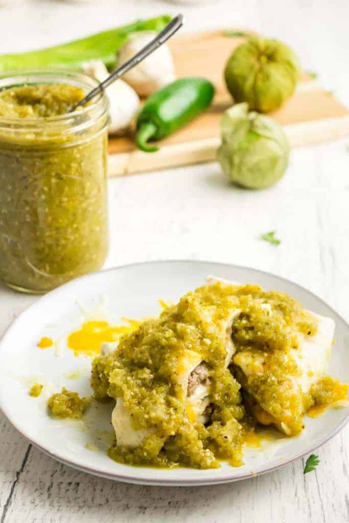 Green Enchilada Sauce (Quick & Easy) Bless this Mess