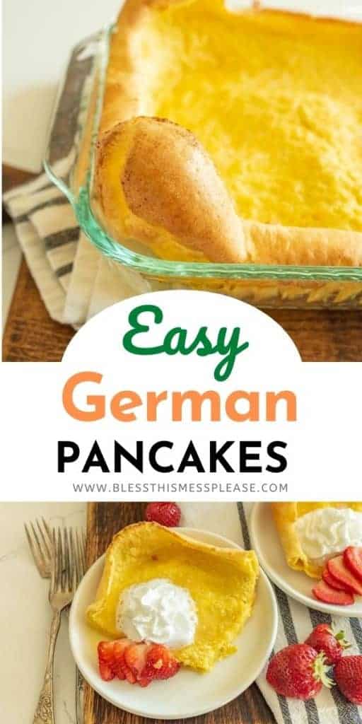 german pancake pin with text