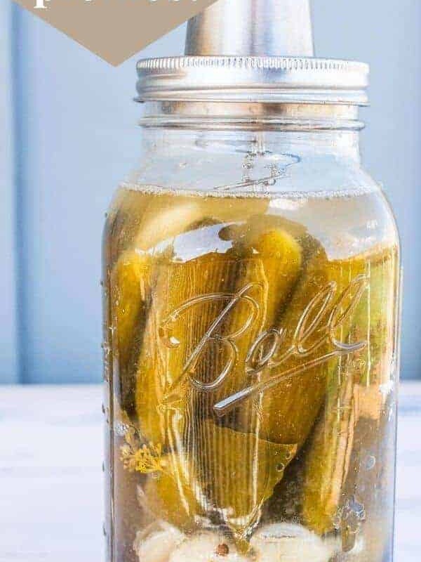 jar of pickles with text overlay