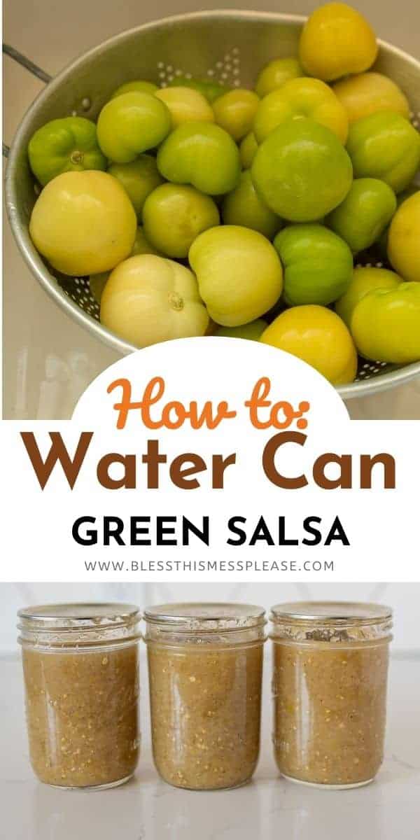 Tomatillo Salsa Recipe for Canning — Water Bath Canning