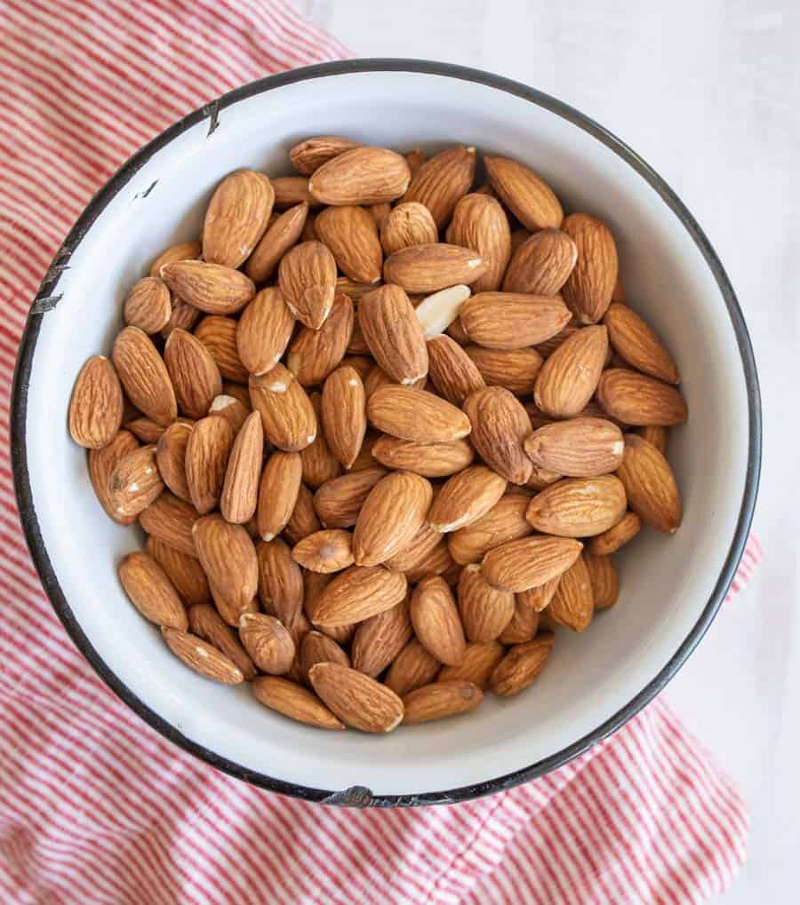 bowl of almonds