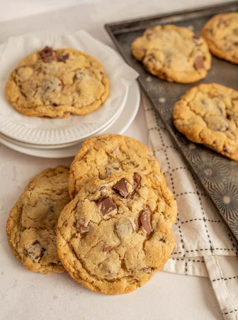 Giant M&M Chocolate Chip Cookies — Bless this Mess