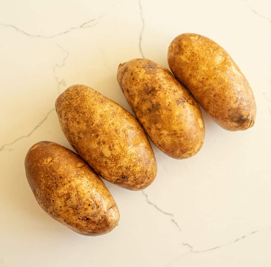 four potatoes