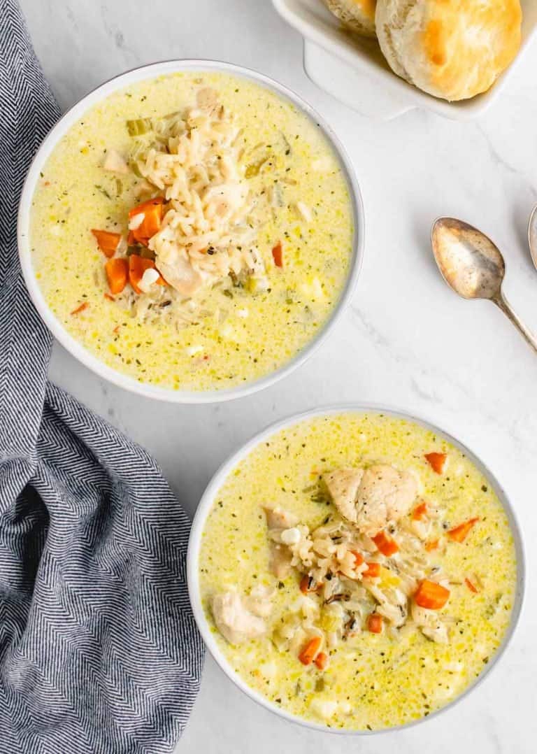 Instant Pot Chicken and Wild Rice Soup — Bless this Mess