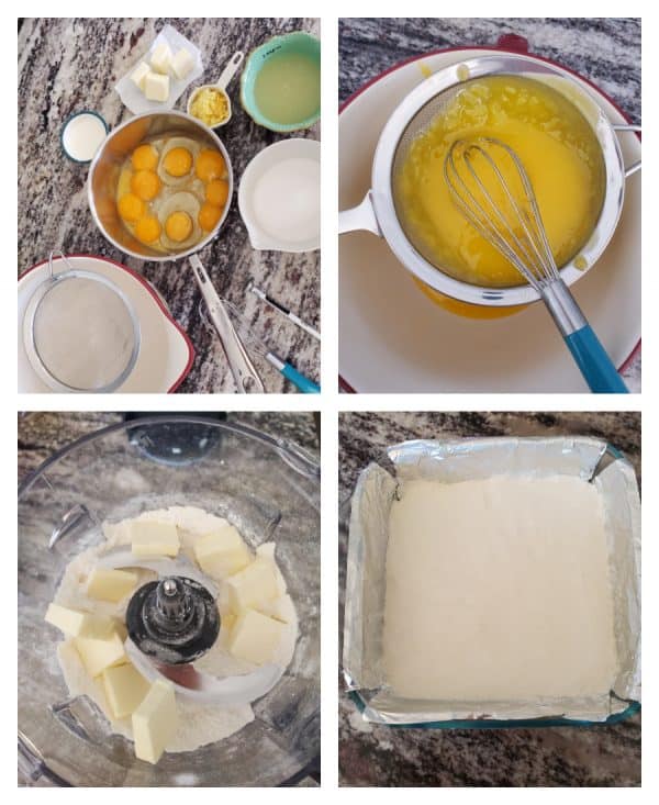 Lemon Bars made with fresh lemons