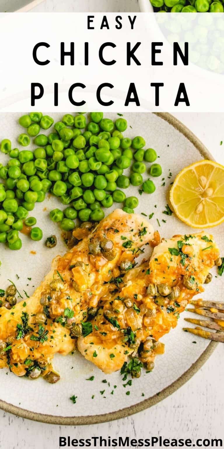 Chicken Piccata — Bless this Mess