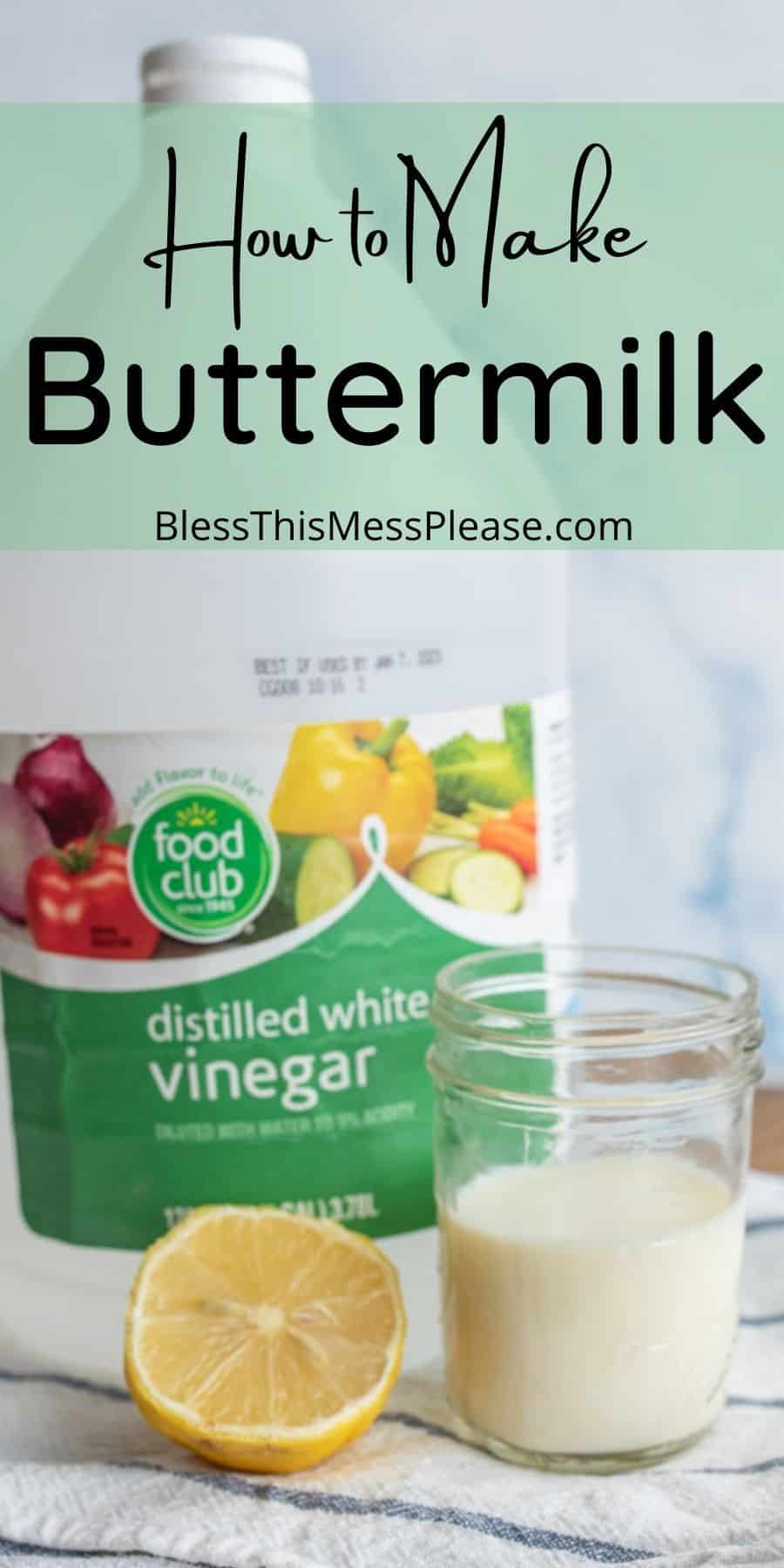 Buttermilk + Common Buttermilk Substitutes