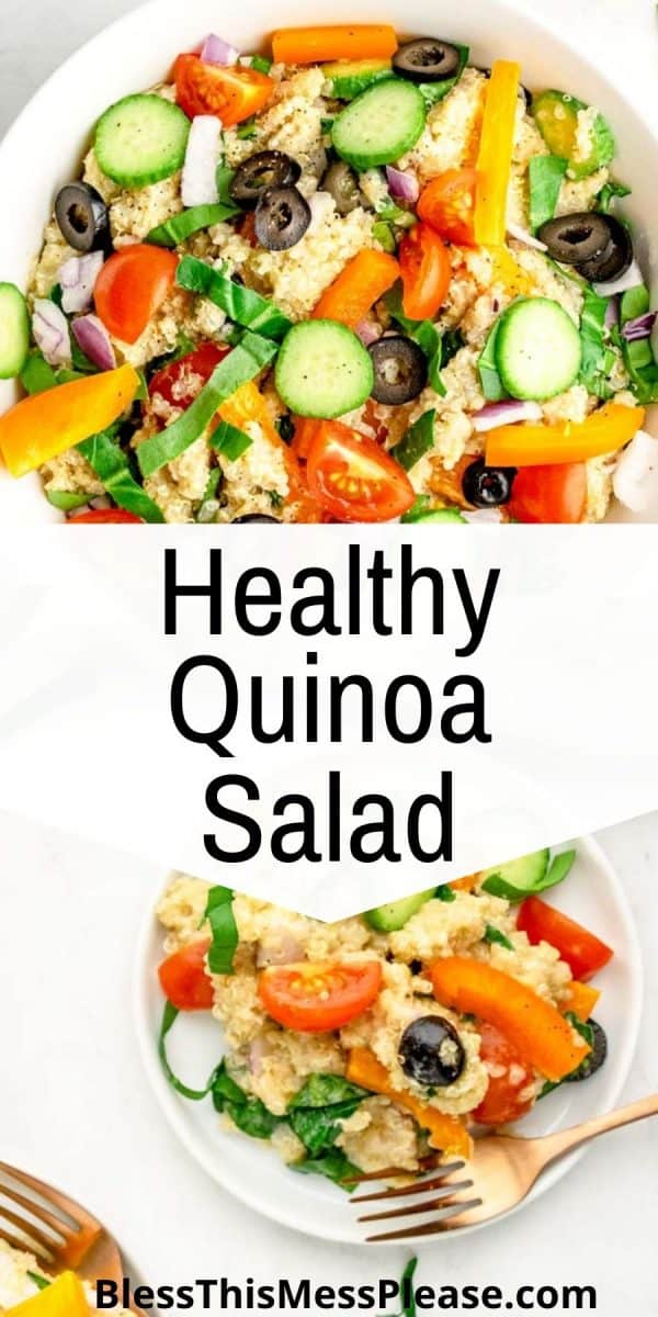 Quinoa Salad Recipe - quick, easy, healthy!