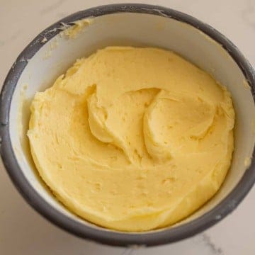 bowl of fresh butter