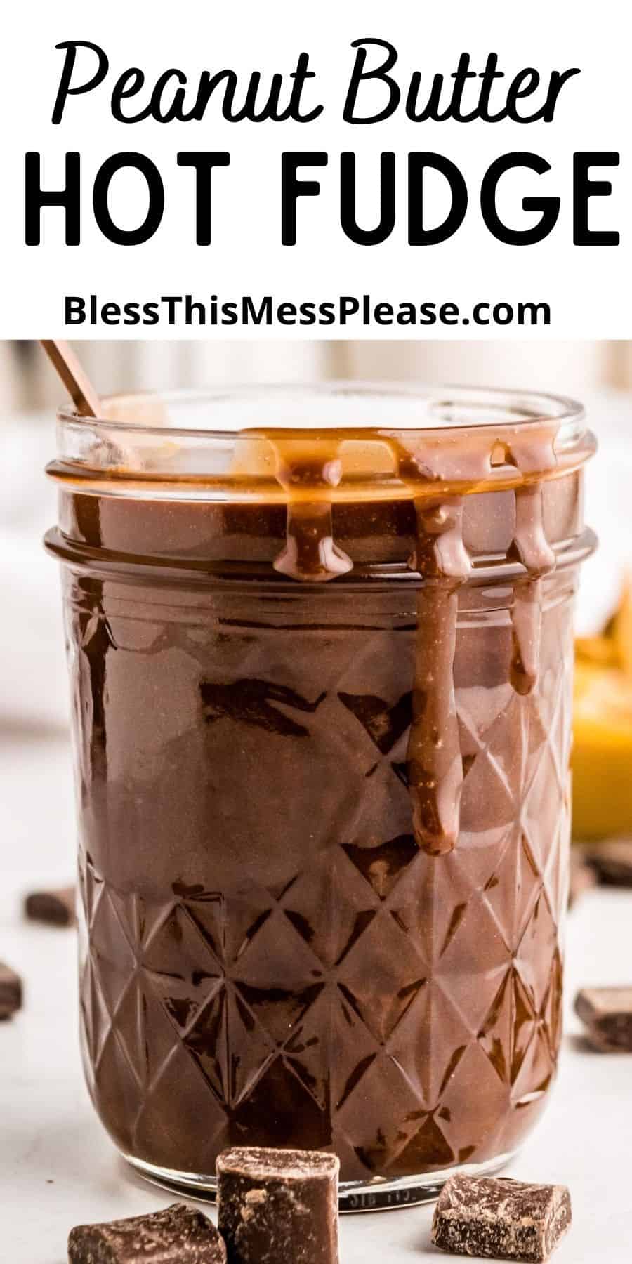 Peanut Butter Hot Fudge Recipe — Bless this Mess