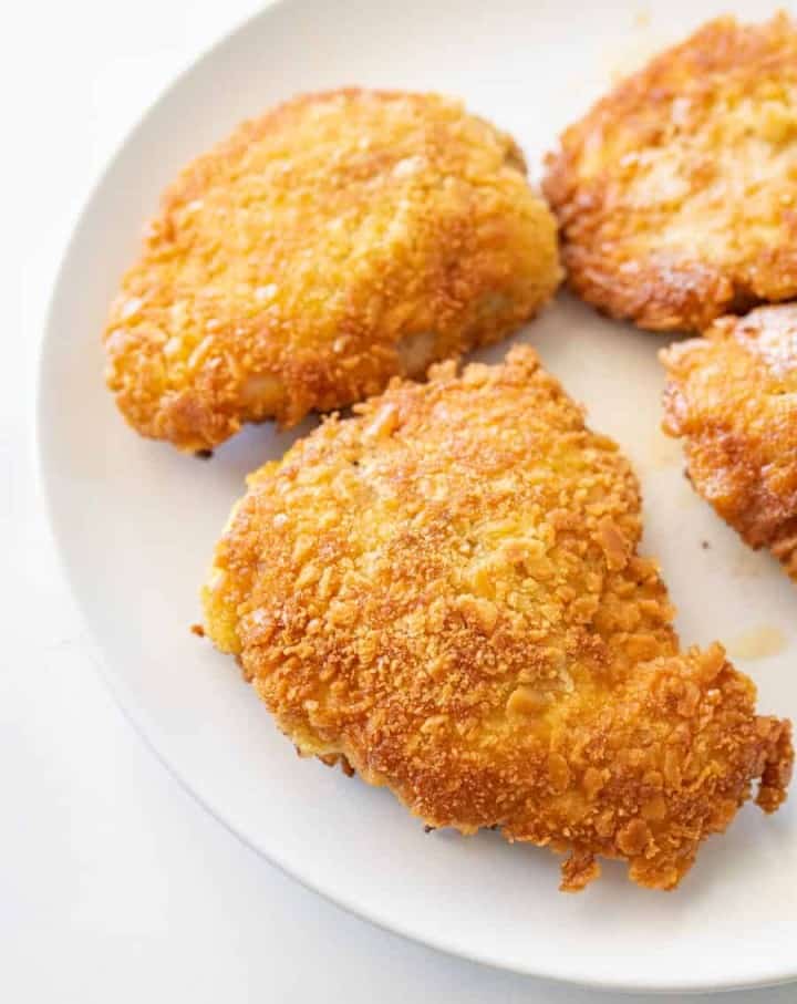 Stove Top Parmesan Crusted Chicken — Bless this Mess