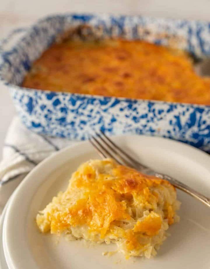 Cheesy Potato Casserole — Bless this Mess