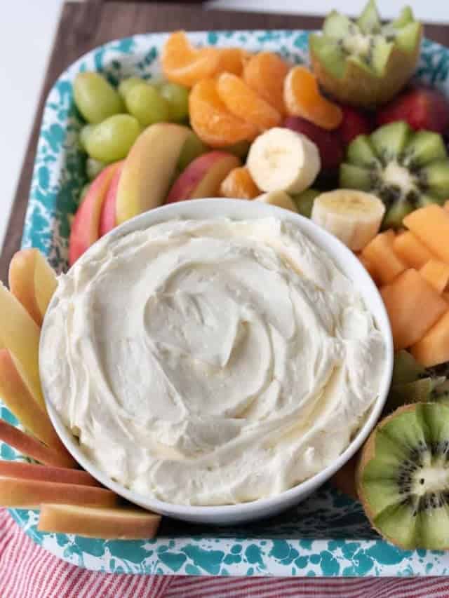 Easy Fruit Dip Recipe — Bless this Mess