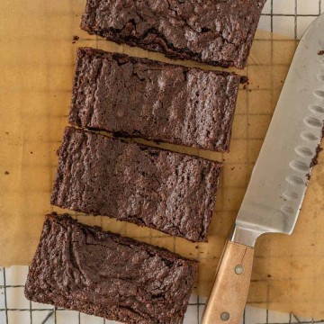 Small Batch Double Chocolate Brownies