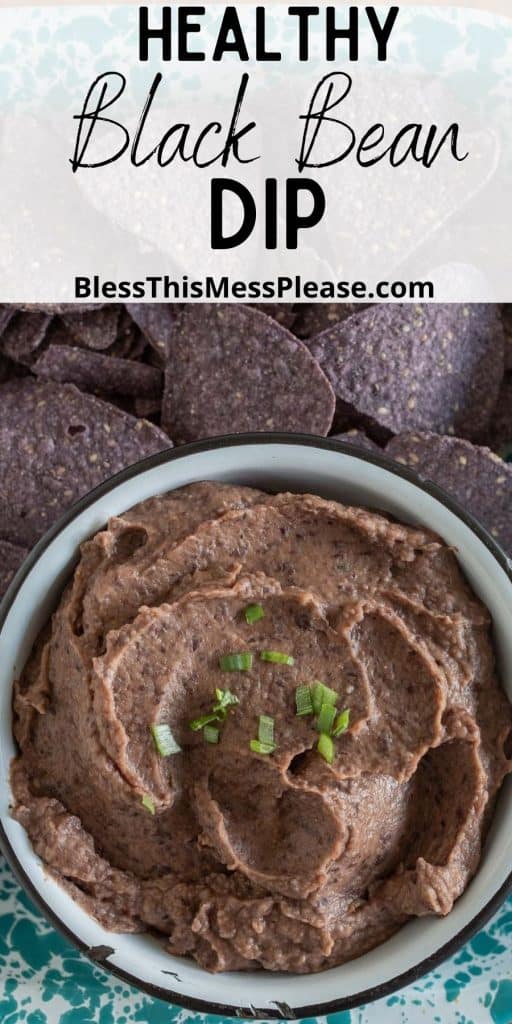 Healthy Black Bean Dip — Bless this Mess