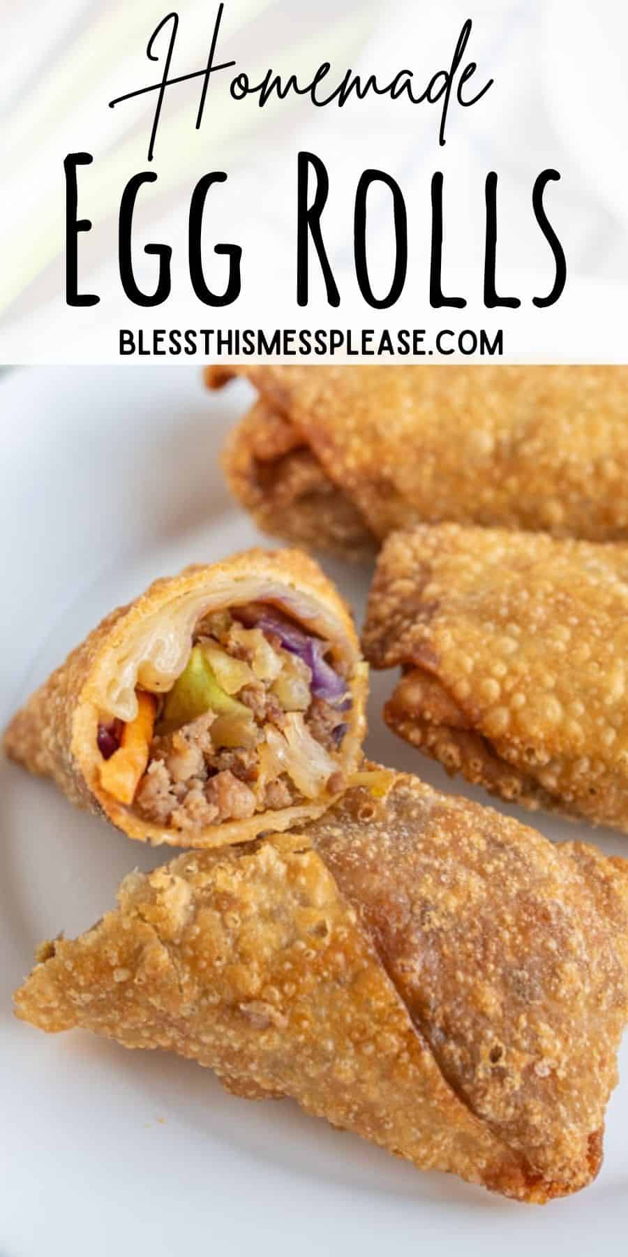 Egg Rolls Recipe - Bless This Mess