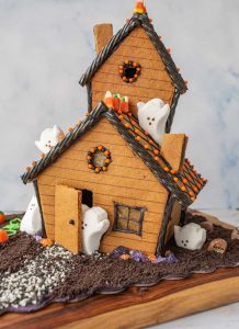 Haunted Halloween Gingerbread House