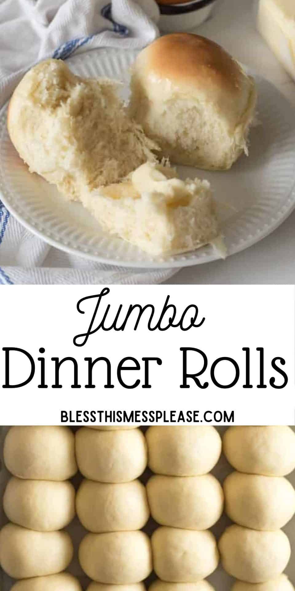 Easy Jumbo Dinner Rolls Recipe The BEST Homemade Dinner Rolls