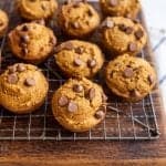 small pumpkin muffins on a cooling rack