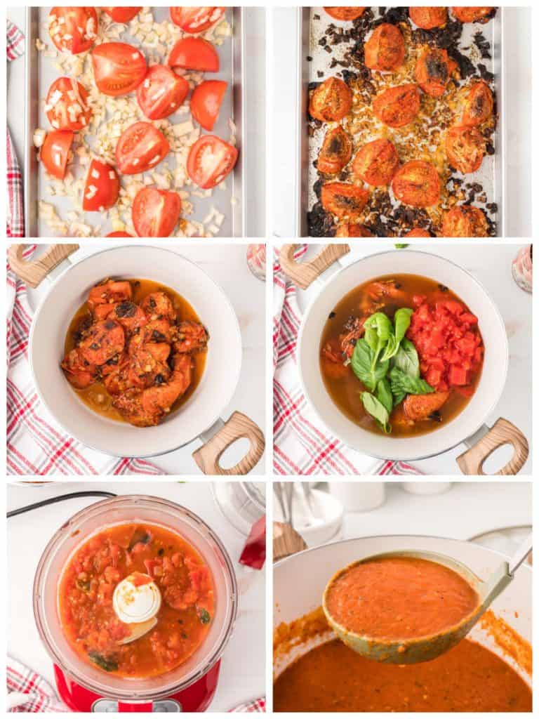 Roasted Tomato Soup with Fresh Tomatoes – A Simple Palate