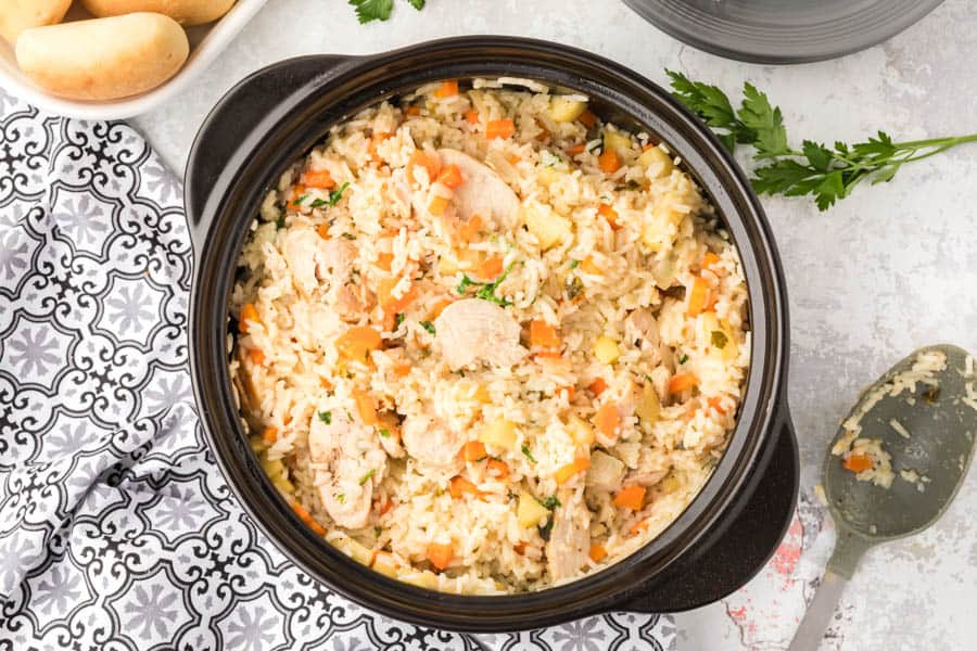 Stove Top Chicken and Rice | Easiest Chicken and Rice Dinner Recipe