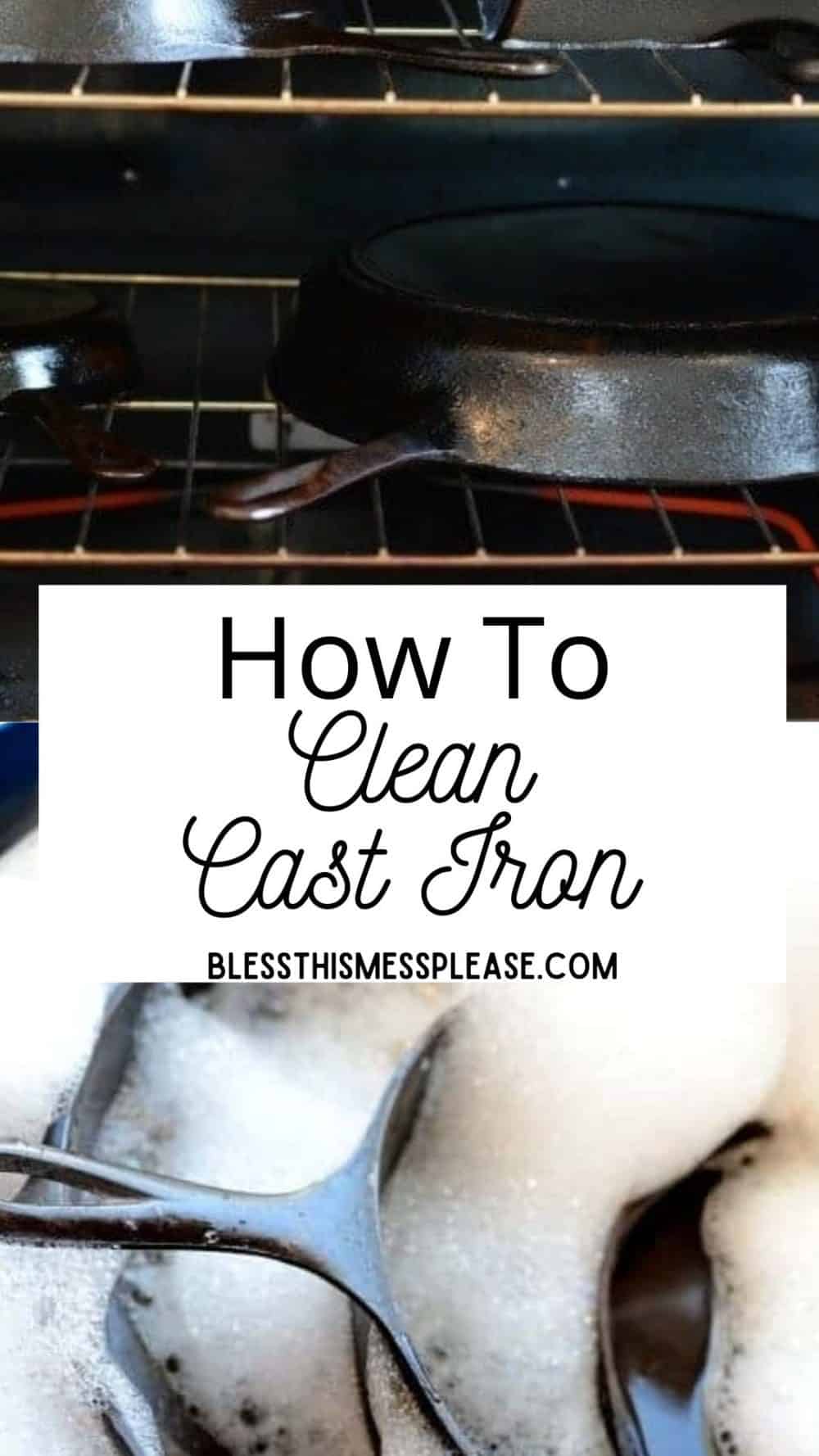 How to Clean Cast Iron Skillet How to Reseason Cast Iron