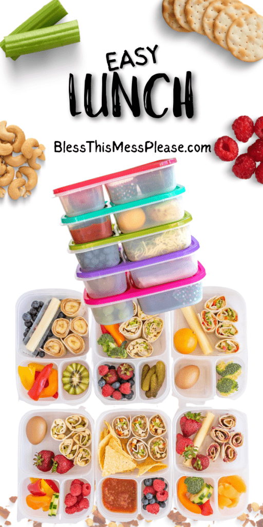 Easy Lunch - Snack and Dip Container