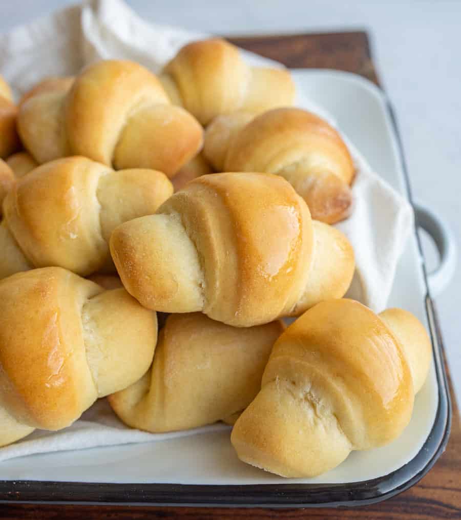 Overnight Crescent Dinner Rolls - Simply So Good