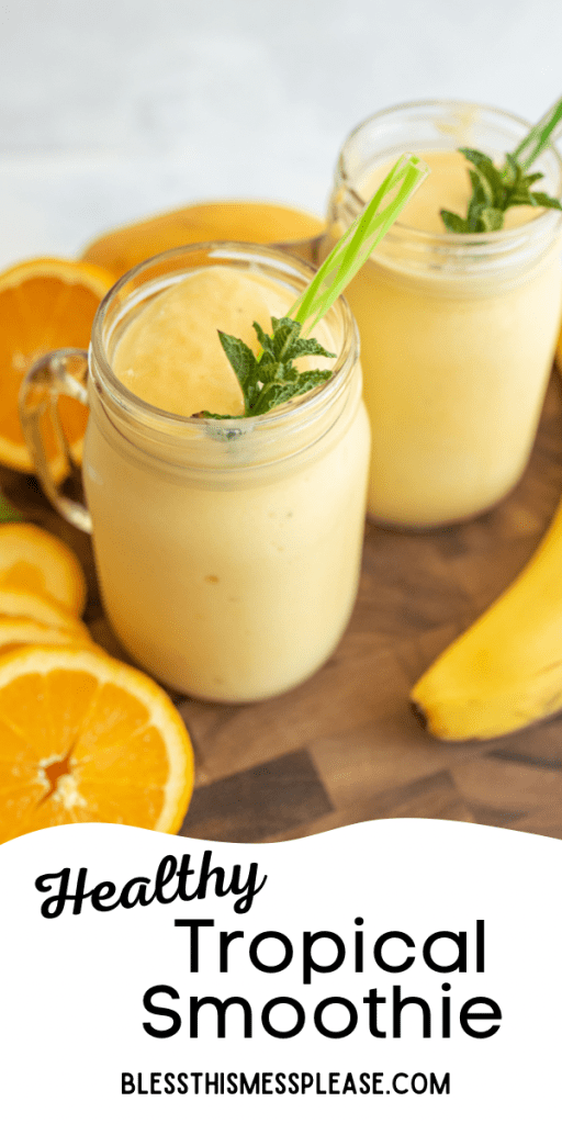 Healthy Tropical Smoothie Recipe