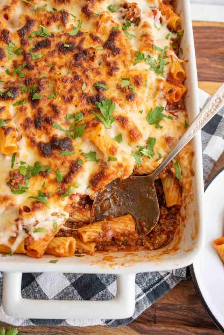 Rusmar Baked Rigatoni Baked Rigatoni — Bless this Mess