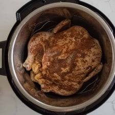 whole chicken in instant pot and seasoned