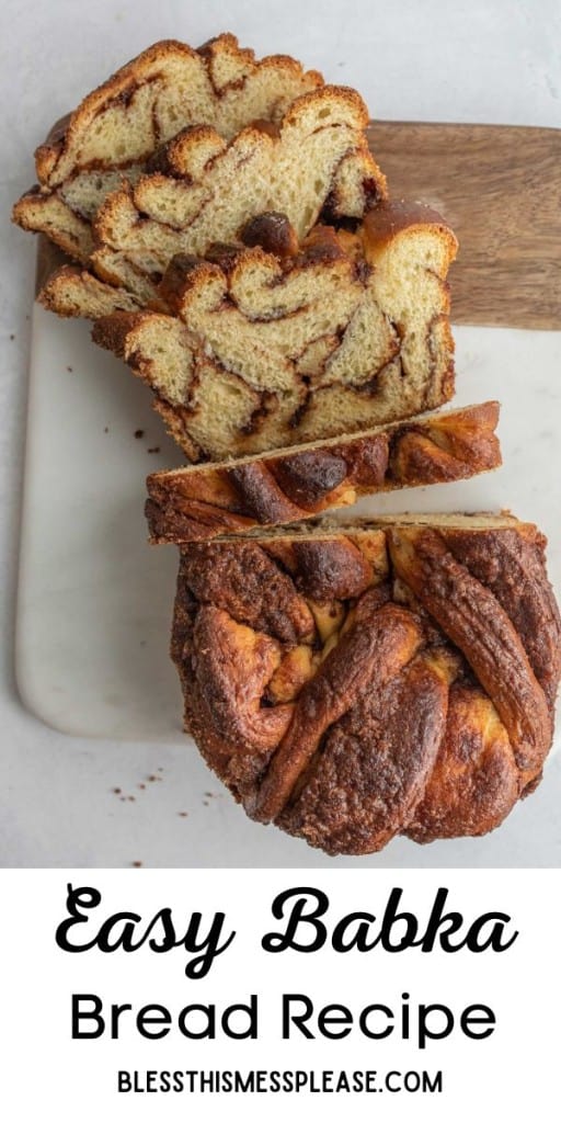 cinnamon babka pin with text